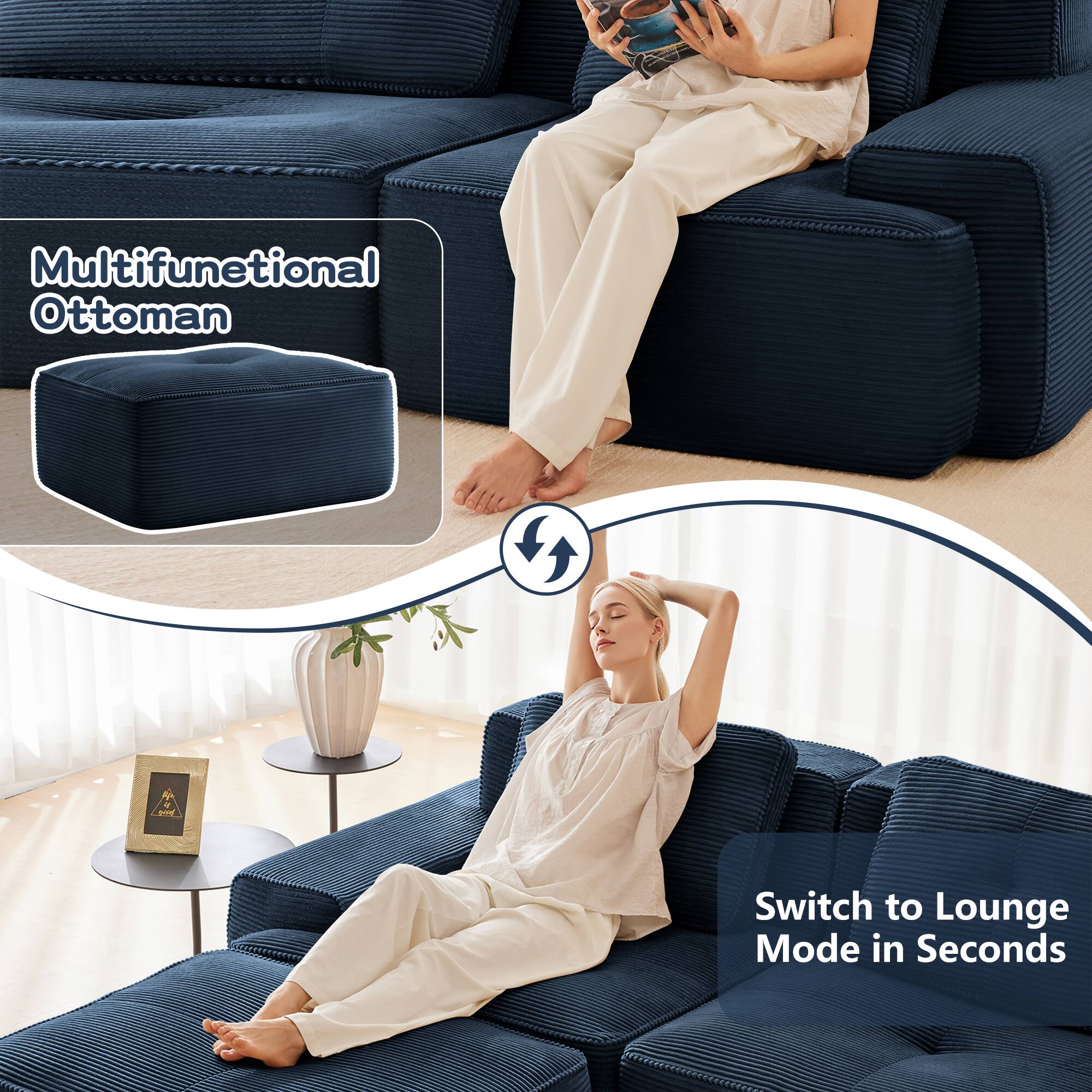 Multifunctional Ottoman

Switch to Lounge Mode in Seconds