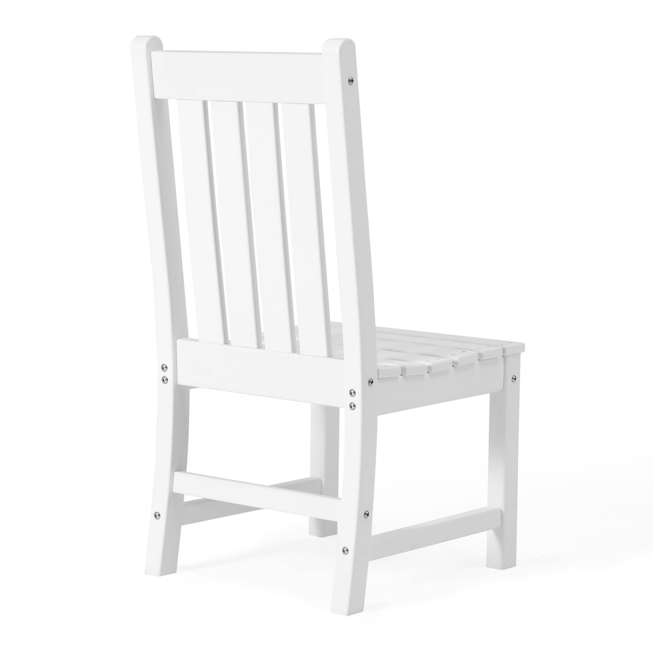 Back. WestinTrends - WestinTrends Malibu Outdoor Patio Dining Chair - White.