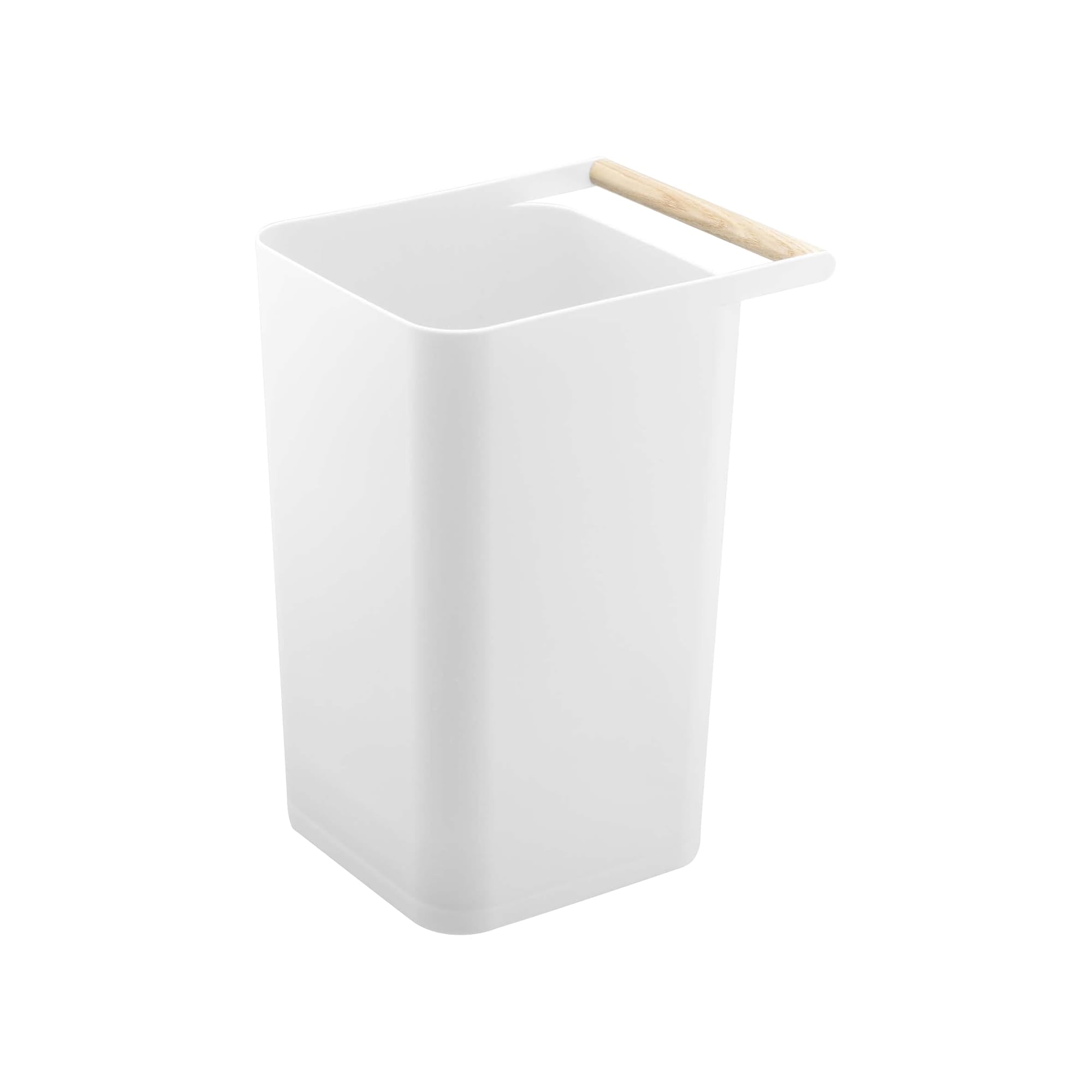 Alt View 2. Yamazaki Home - Trash Can - White.