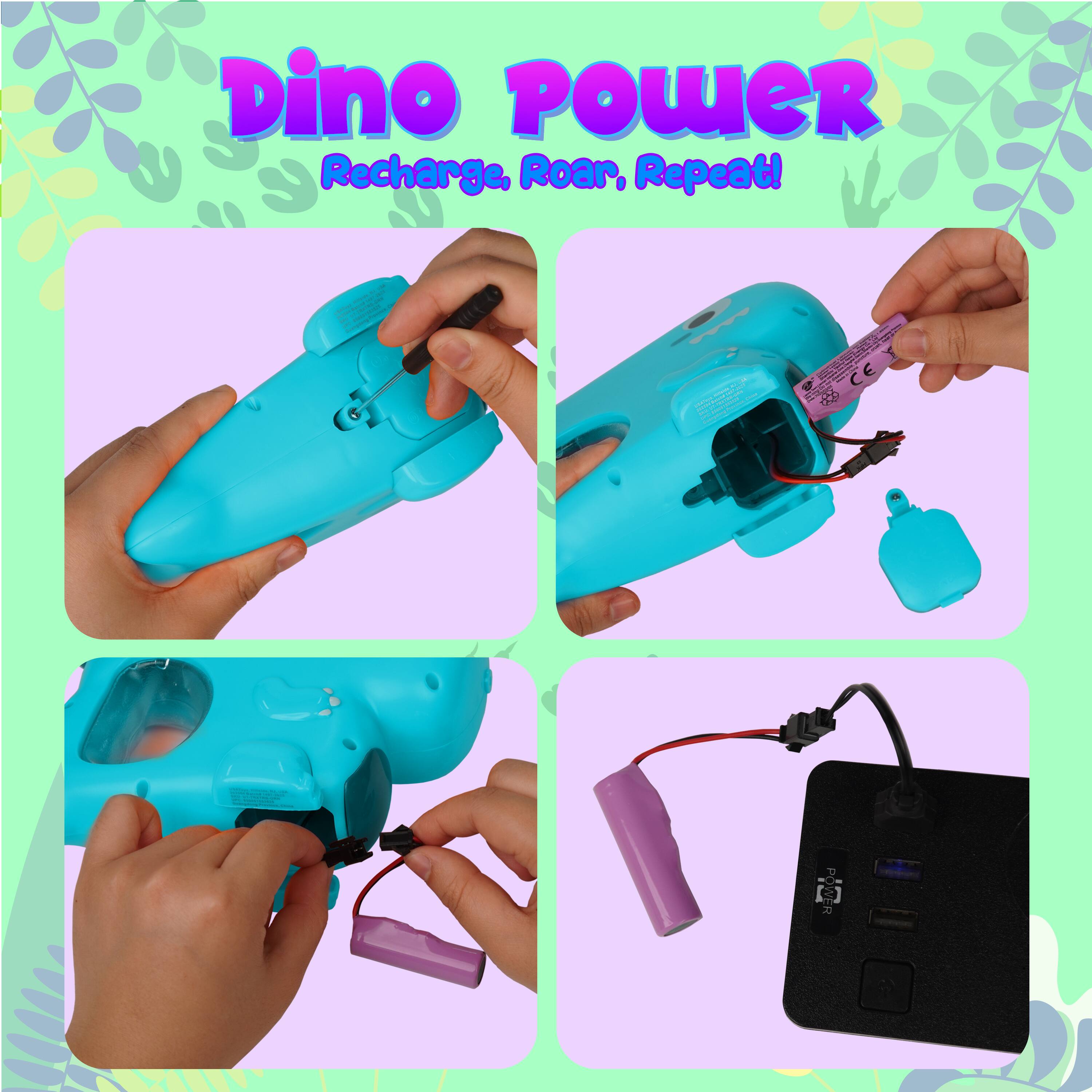 Dino POWER Recharge, Roar, Repeat! I - - ~ - I  - - coN -  I - I -m V 0 30
