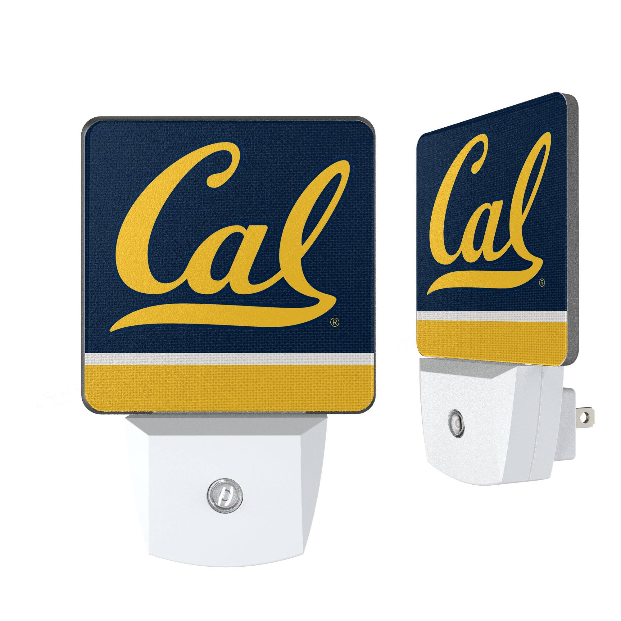 Keyscaper - Cal Bears Stripe Design Nightlight 2-Pack - Multicolor