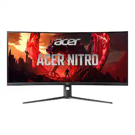 Acer - Refurbished Excellent - 34" XZ340CUR Curved Monitor 3440x1440 180Hz 300Nit 1ms 100x100