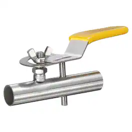 Unique Bargains - 3/4 Inch Duct Backdraft Damper, 304 Stainless Steel Manual Adjustment Airflow Volume Damper for HVAC Ventilation Systems - Silver