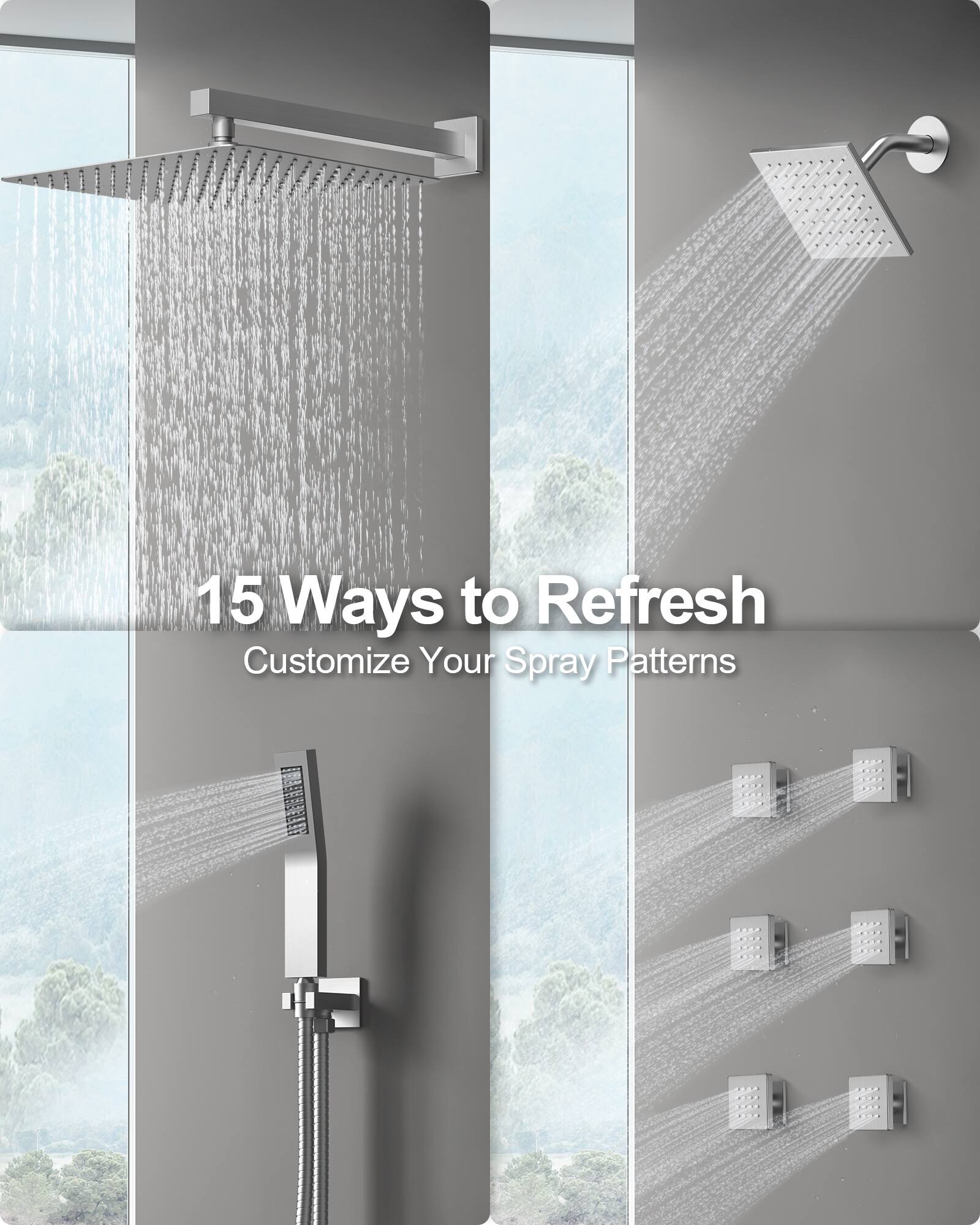 15 Ways to Refresh  
Customize Your Spray Patterns