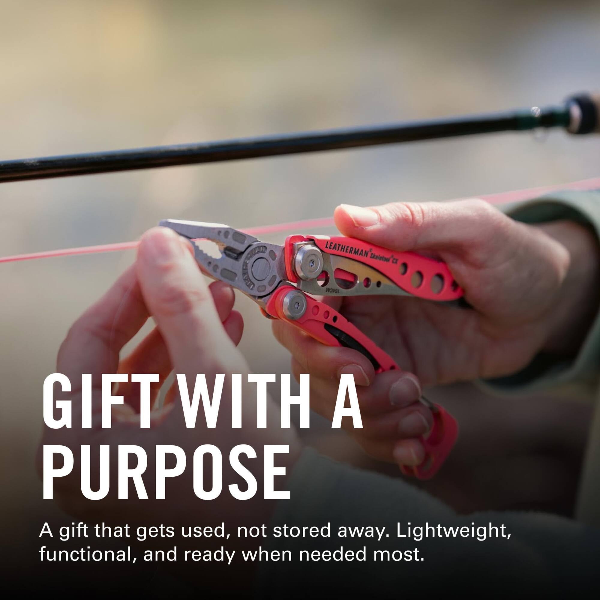 LEATHERMAN Steeltou't  
154CM  
GIFT WITH A PURPOSE  
A gift that gets used, not stored away. Lightweight, functional, and ready when needed most.