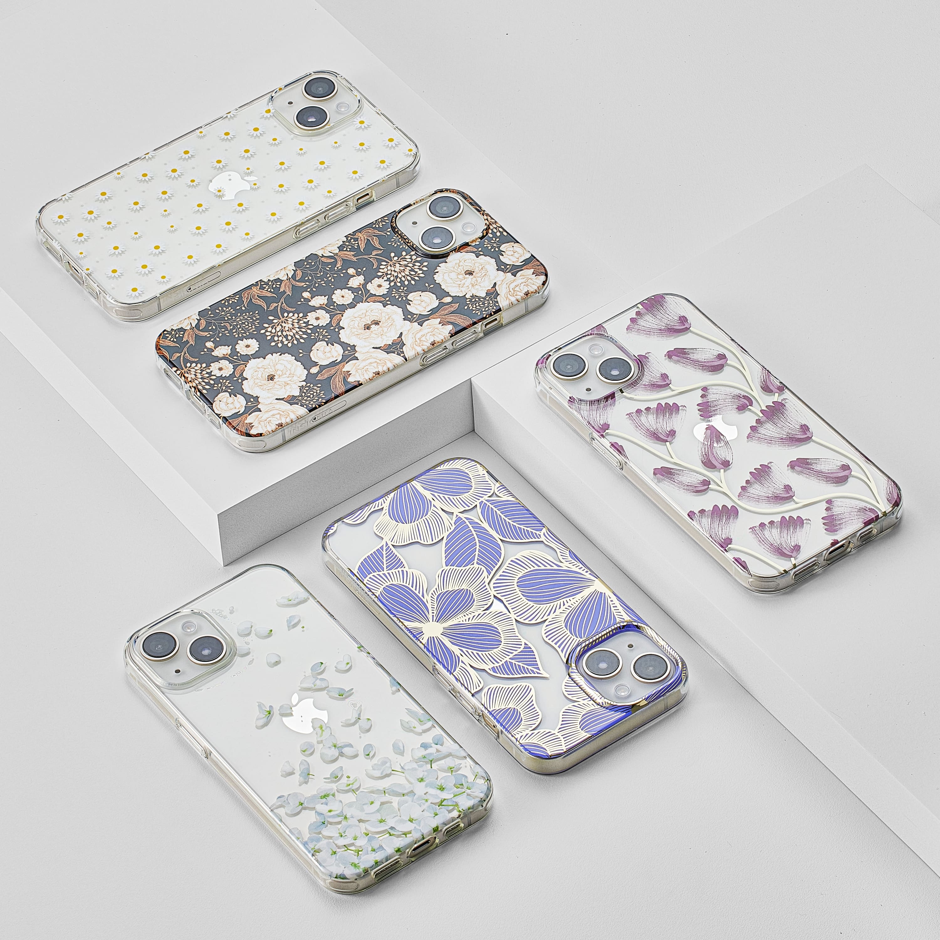 Alt View 16. Insignia™ - Hard-Shell Case for iPhone 14 and iPhone 13 - Falling Flower.