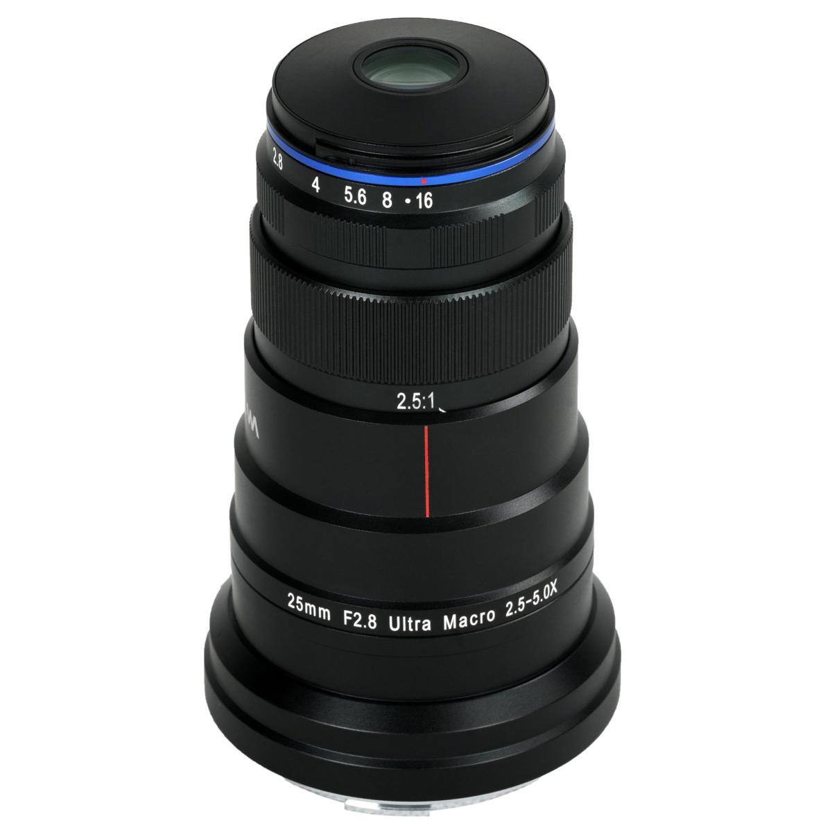 28 4 5.6 8 - 16 M 2.5:1 25mm Macro 2.5-5.0X F2.8 Ultra
