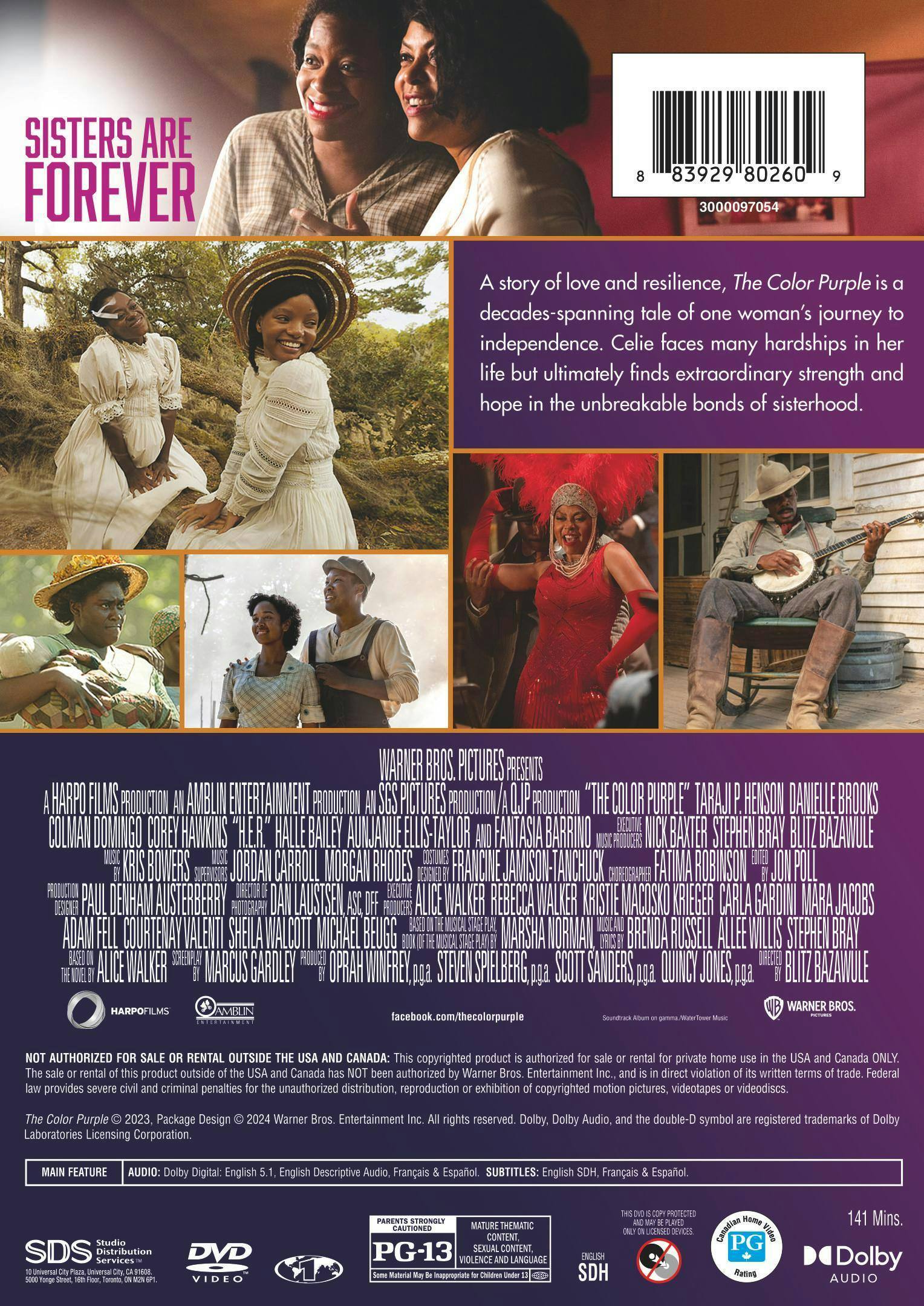 Back. The Color Purple [DVD].