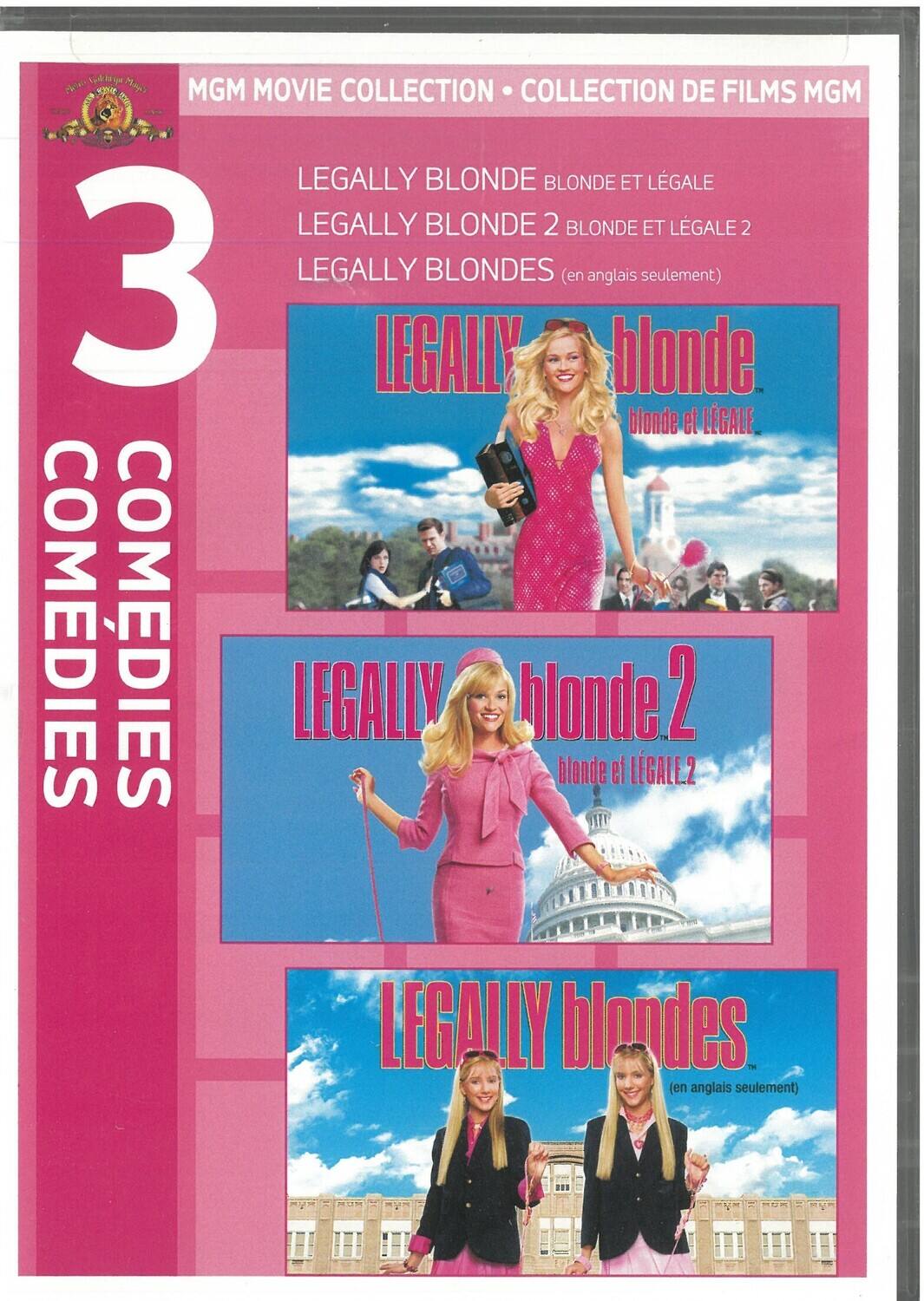 Alt View 1. Legally Blonde Triple Feature   - DVD.