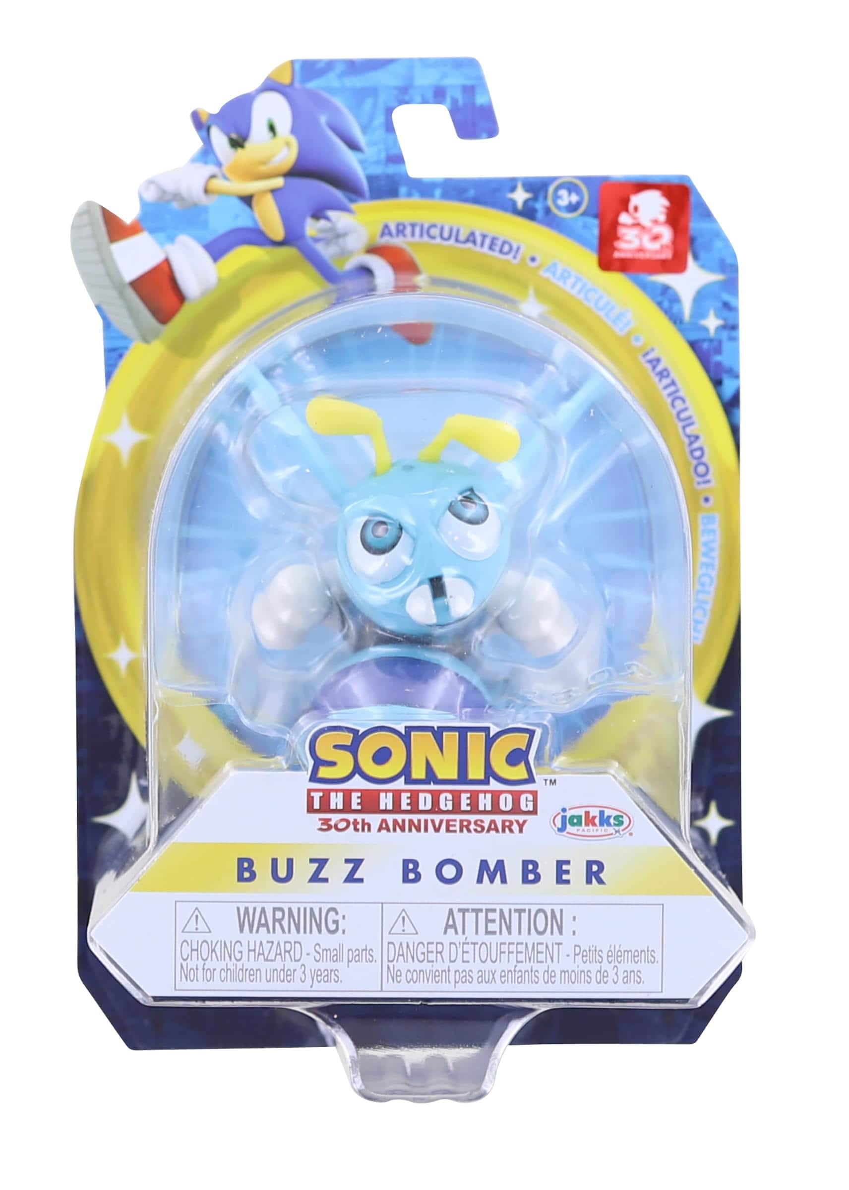 Jakks Pacific - Sonic the Hedgehog 2.5 Inch Figure | Buzz Bomber - Blue