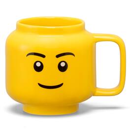 Room Copenhagen - LEGO: Classic Minifigures Boy Ceramic Mug, 8.6oz - Yellow