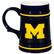 Alt View 1. Evergreen Enterprises - Michigan Wolverines 24oz. Ceramic Stein Cup with Gift Box - Multicolor.
