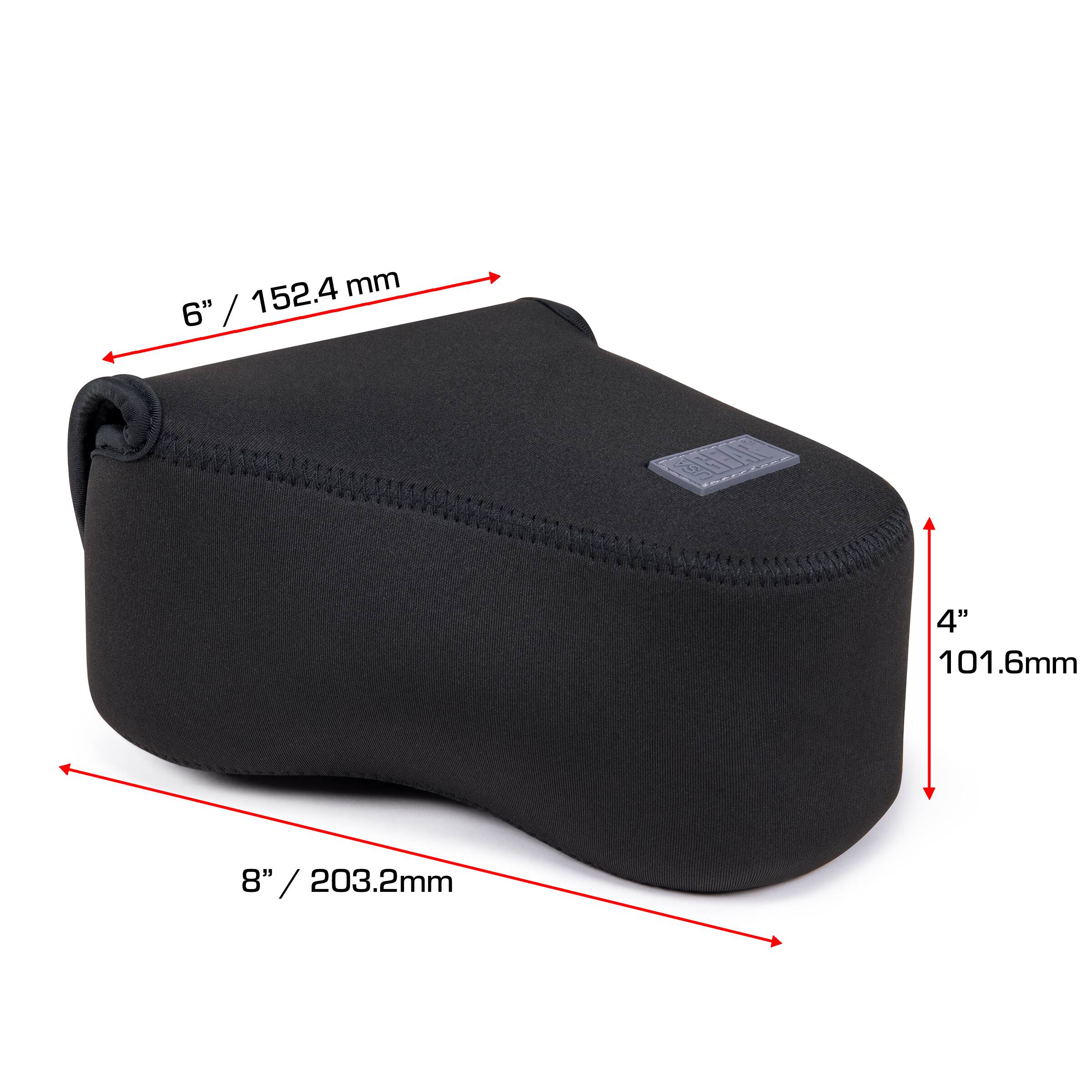 6" / 152.4 mm  
4" / 101.6 mm  
8" / 203.2 mm