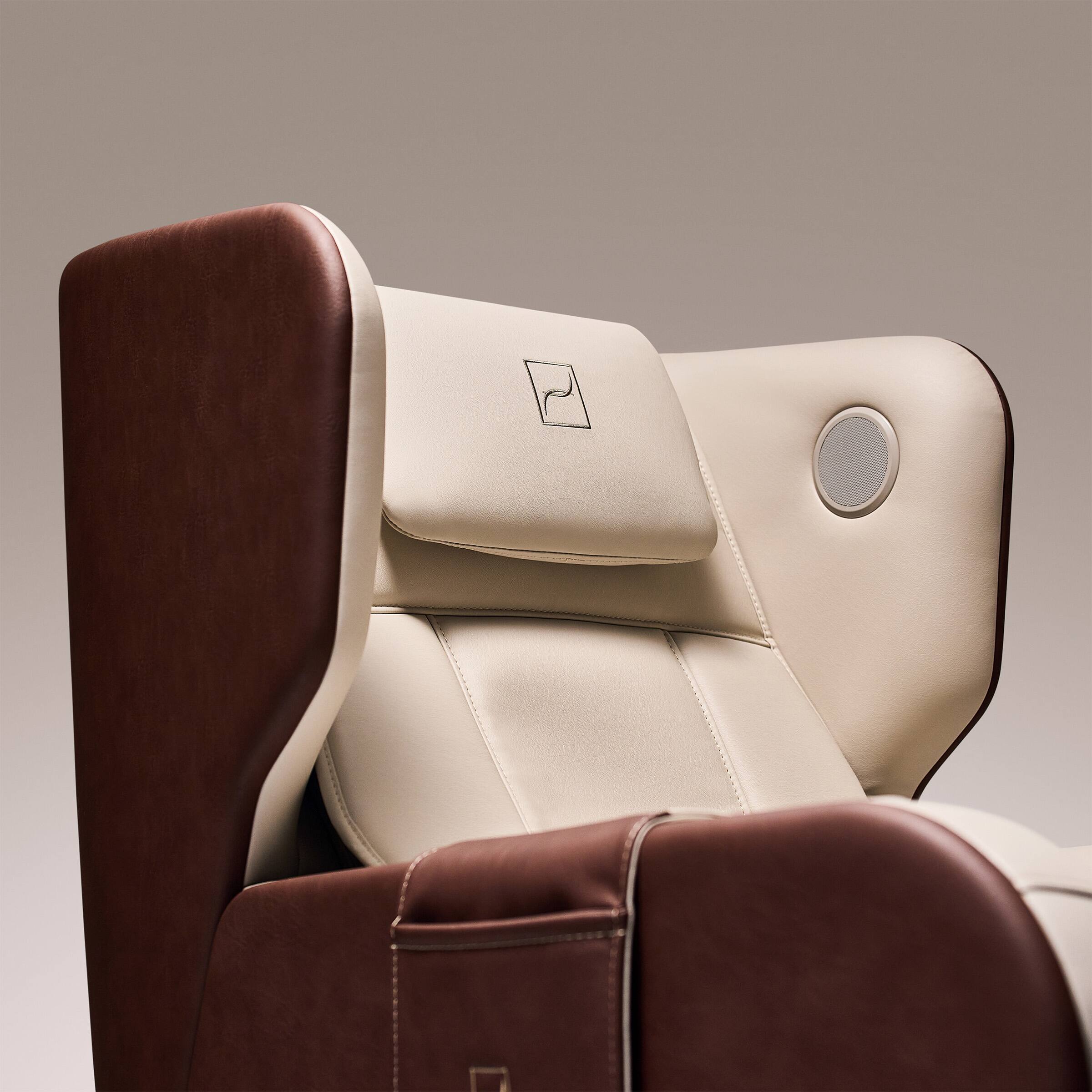 Alt View 2. Bodyfriend - BODYFRIEND FAMILIE RECLINING MASSAGE CHAIR W/ CALF MASSAGE - Beige.