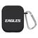 Front. Artinian - Black Philadelphia Eagles AirPods Case Cover - Black.