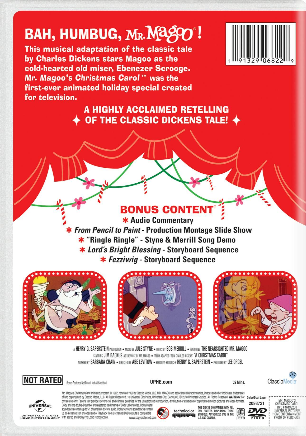 Angle. Mr Magoo's Christmas Carol [DVD].