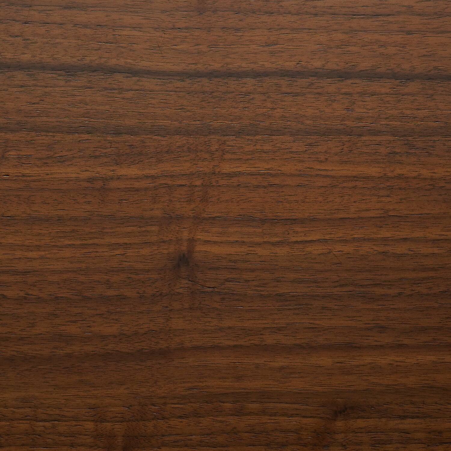 Alt View 9. Simpli Home - Draper SOLID WOOD and Rubberwood 66 inch x 40 inch Rectangle Mid Century Modern Dining Table in WALNUT WOOD - Walnut Veneer.