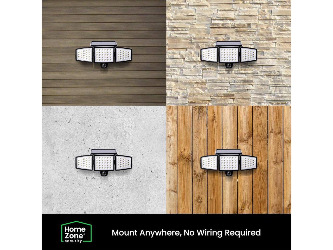 Home Zone security  
Mount Anywhere, No Wiring Required