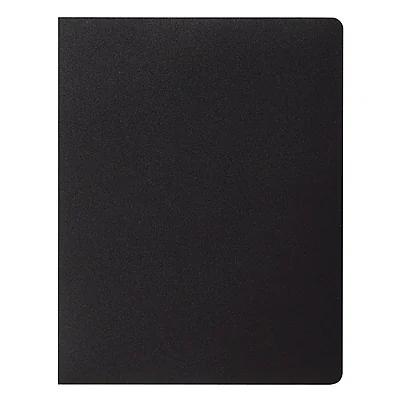 Front. GBC - Swingline GBC Solids Standard Presentation Covers, 8-3/4" x 11-1/4", Black, 25/Pack (25703) - Black.