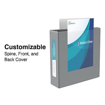 Customizable Spine, Front, and Back Cover

2431 QUARTER I

Madison & Glover