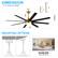DIMENSION (7"/12" downrod included) 6.2" 7" 12" 17.8/22.8" 65" MOUNTING OPTIONS ROOM SIZE Over 400 sq. ft.