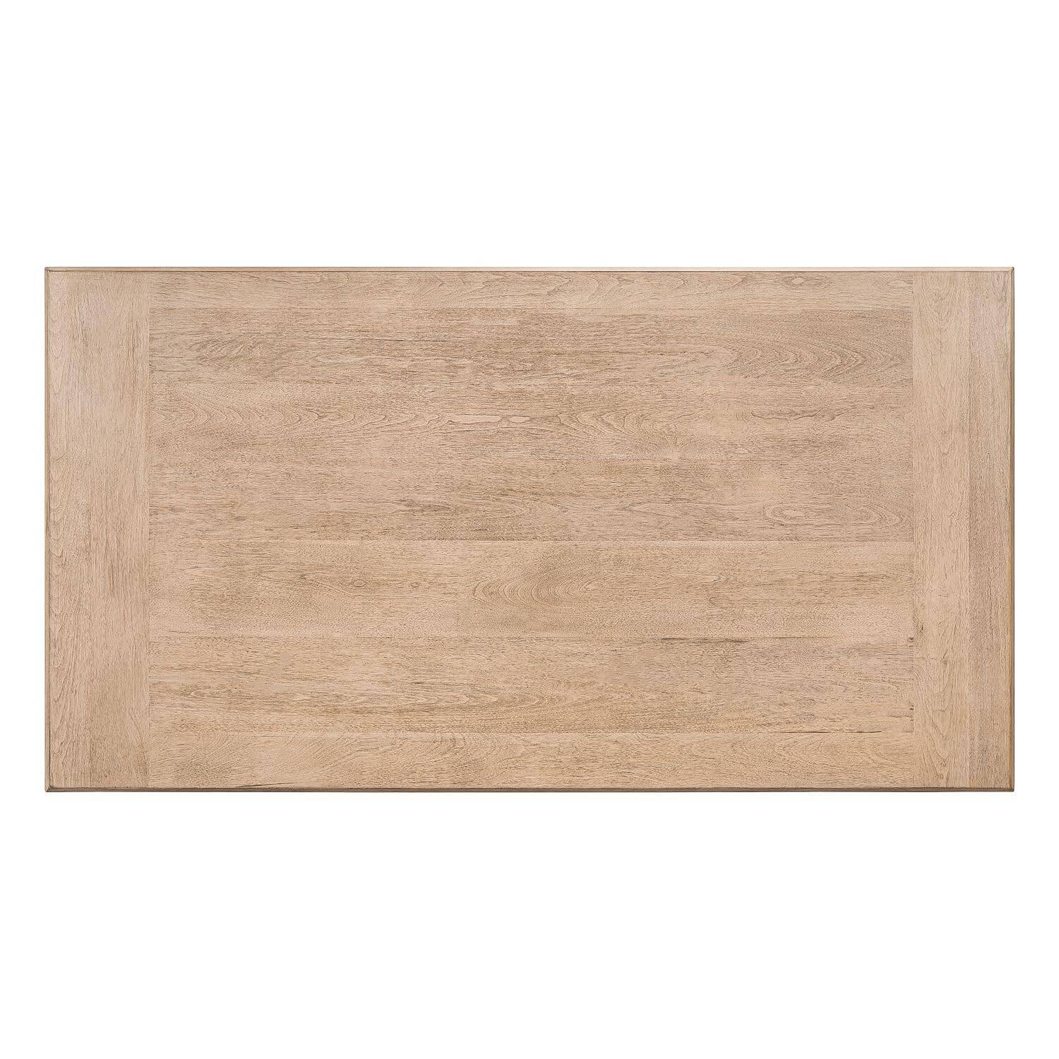 Alt View 2. Liberty Furniture Industries - Living Room Rectangular Cocktail Table Center Trestle - Barley Buff Birch Wood - Barley Buff.