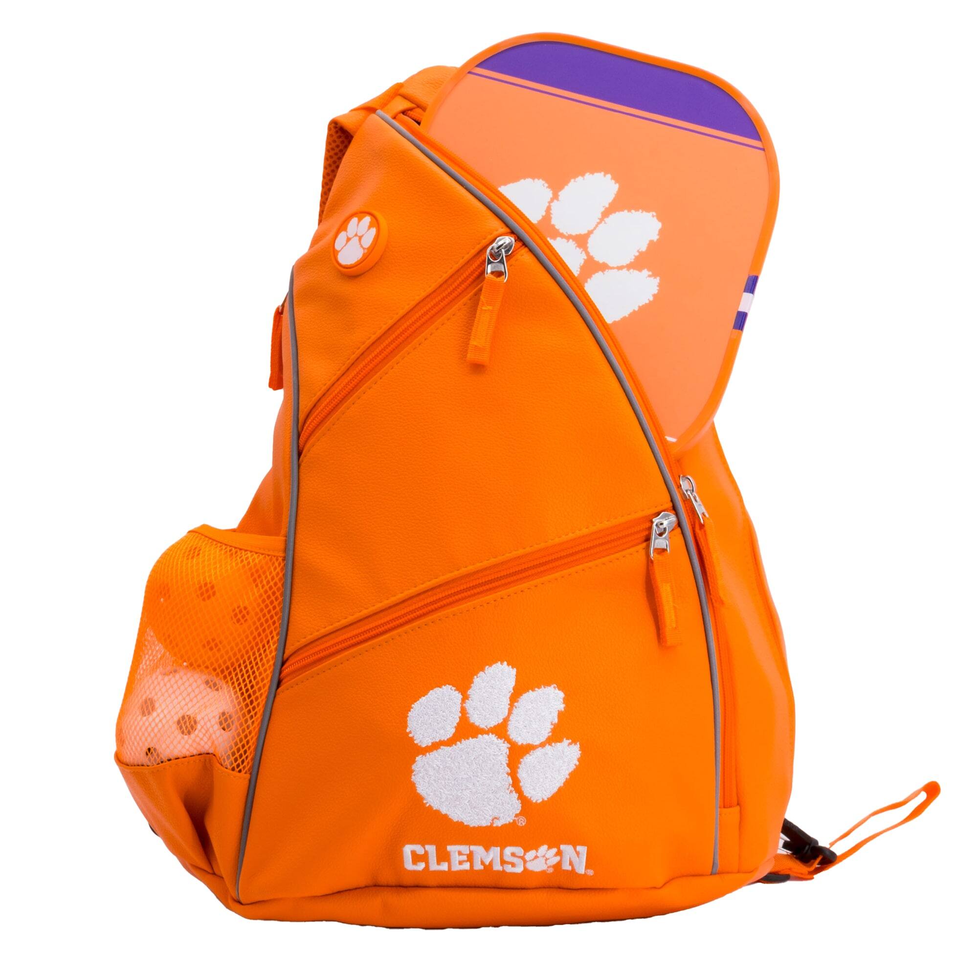Alt View 3. Team Golf - Clemson Tigers Embroidered Team Backpack - Multicolor.