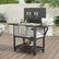 Left. Yardgrace - 104 Quart Rolling Ice Chest Cooler Cart Ice bucket,Patio Backyard Party Drink Beverage Bar Stand Up Cooler Trolley - Grey.
