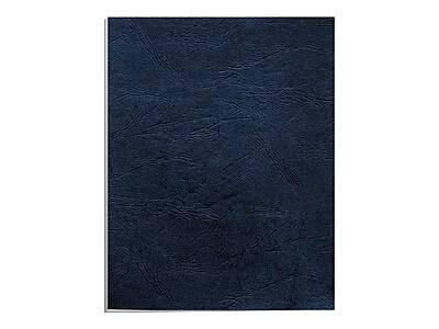 Front. Fellowes - Expressions Presentation Covers, Letter Size, 50/Pack - Navy.