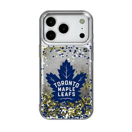 Keyscaper - NHL - Toronto Maple Leafs iPhone Confetti Glitter Case - 13 - Multicolor