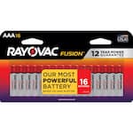 Rayovac - Fusion AAA Alkaline Batteries 16 pk Carded