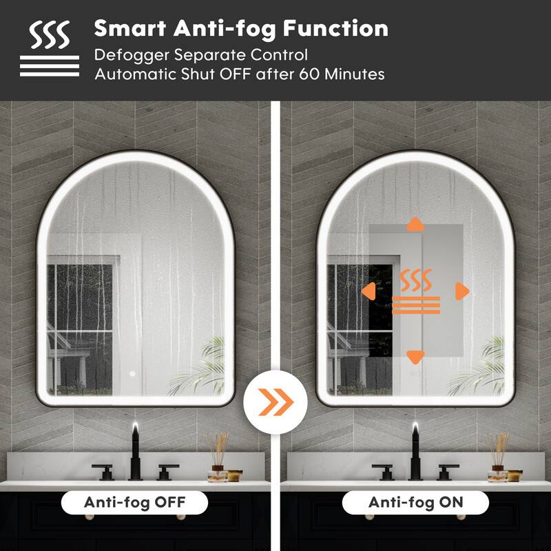 Smart Anti-fog Function  
Defogger Separate Control  
Automatic Shut OFF after 60 Minutes  
Anti-fog OFF  
Anti-fog ON