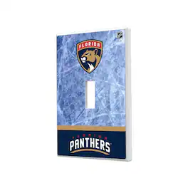 Keyscaper - Florida Panthers Wordmark Single Toggle Lightswitch Plate - Multicolor