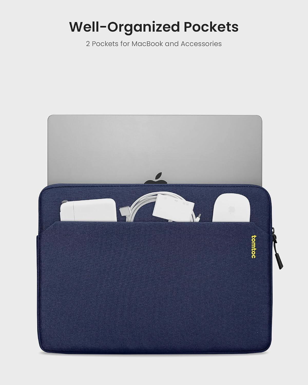 Well-Organized Pockets  
2 Pockets for MacBook and Accessories