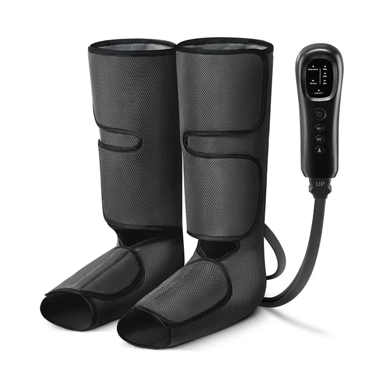 Luckbyte - Air Compression Leg Massager for Circulation, Calf Wraps with 2 Modes 3 Intensities, Adjustable Velcro, 20-Min Auto-Off - Black price history on PriceWatchPro
