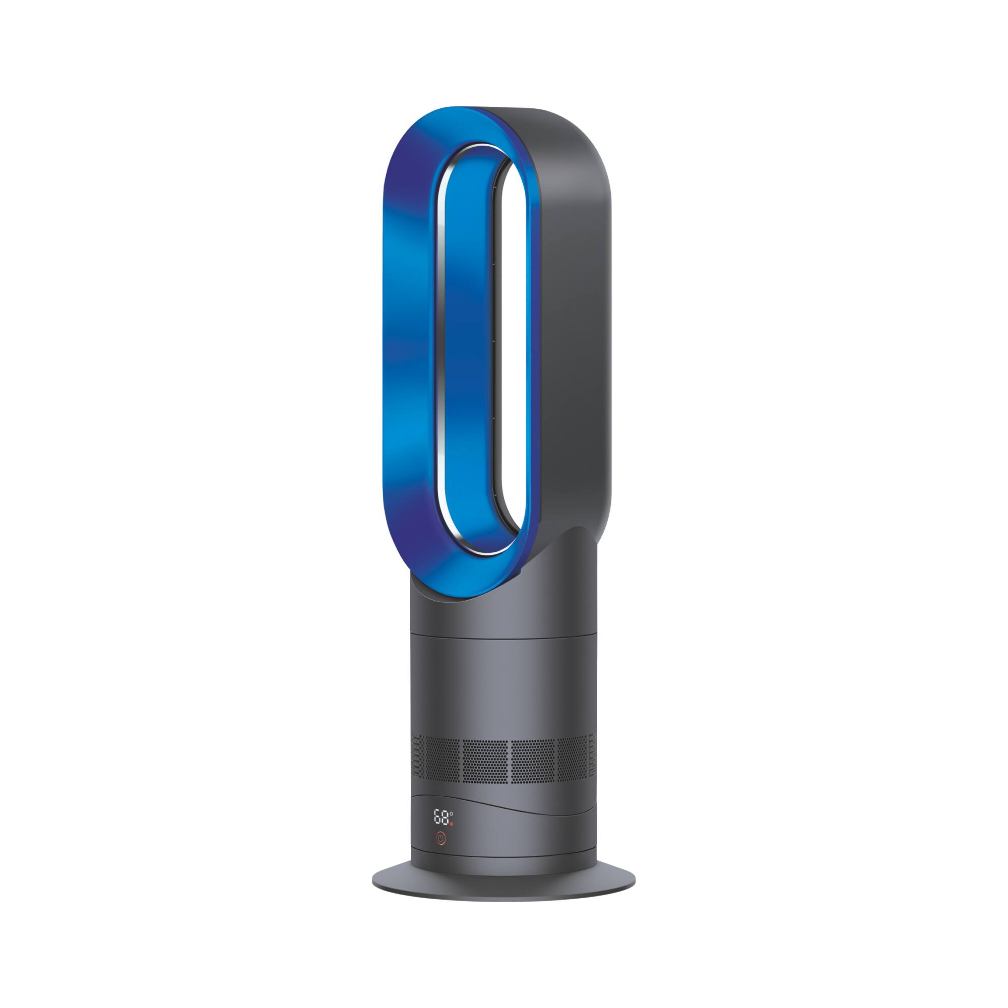 Angle. Dyson - Hot+Cool  AM09 Tower, Heater and Fan - Iron/blue.