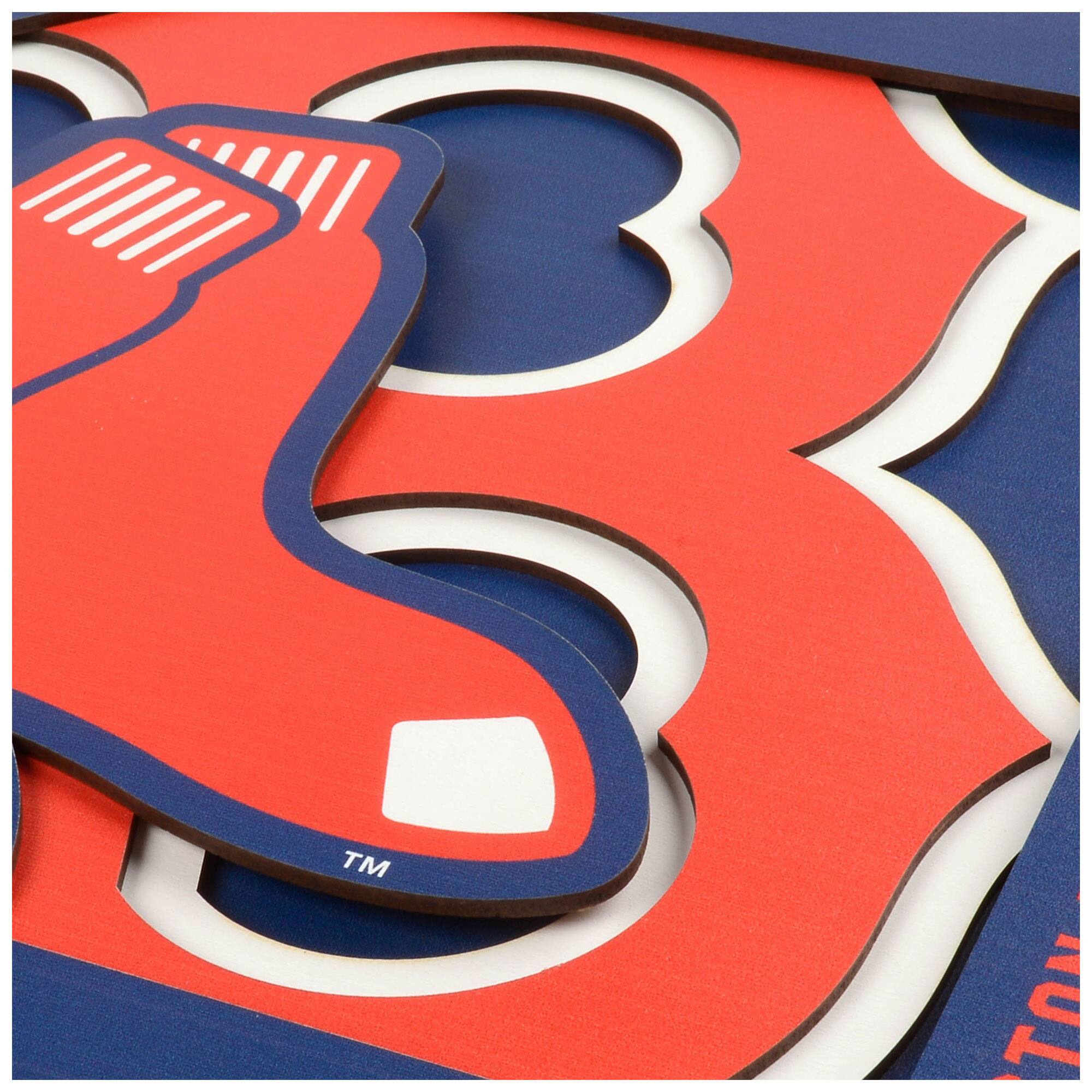 Alt View 1. YouTheFan - 12'' x 12'' 3D Logo Wall Art - Multicolor.