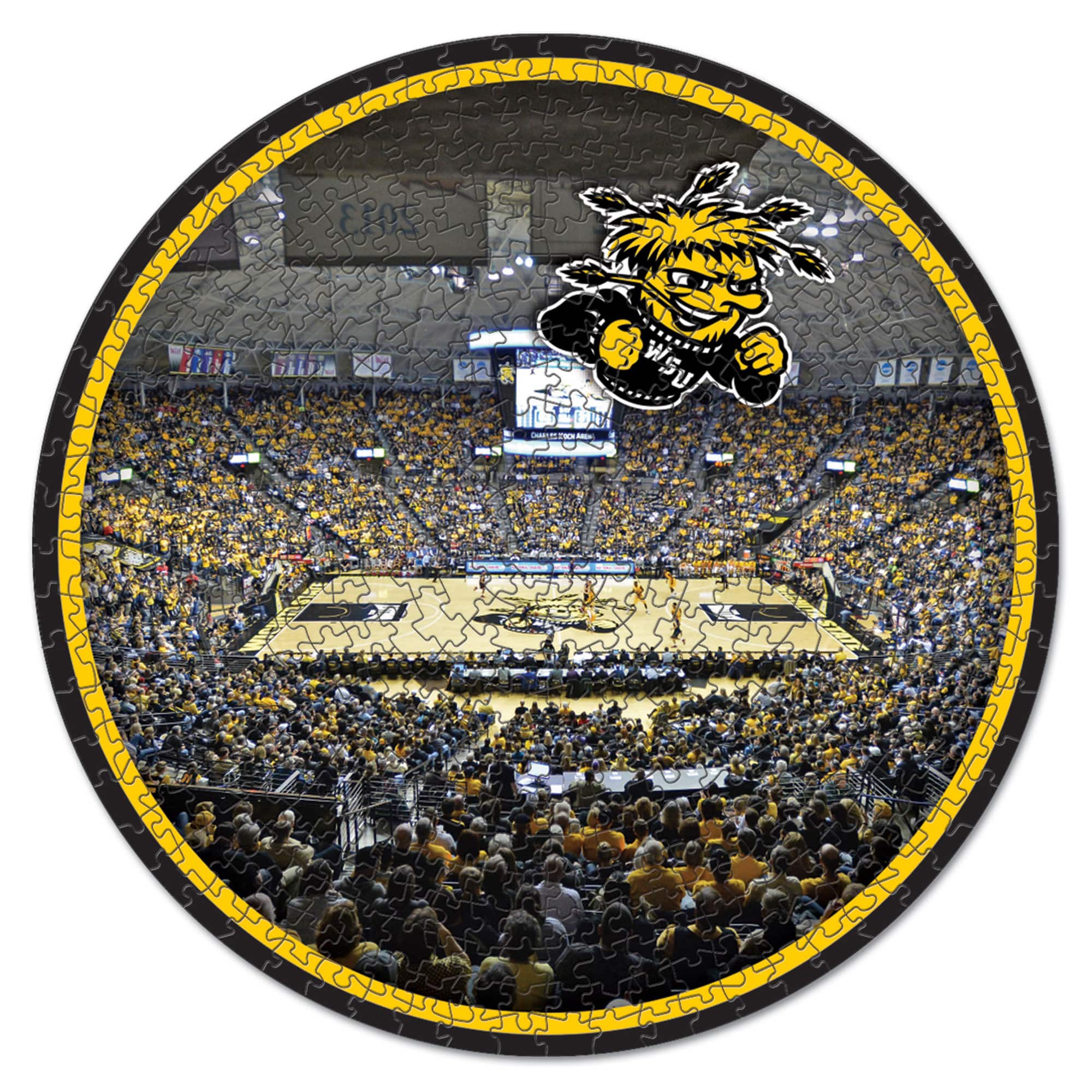 WinCraft - Wichita State Shockers 500-Piece Team Puzzle - Multicolor