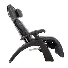 Human Touch - Perfect Chair PC-610 Omni-Motion Power Zero Gravity Recliner with Independent Back & Leg Adjustments - Matte Black / Black Premium Leather / Performance