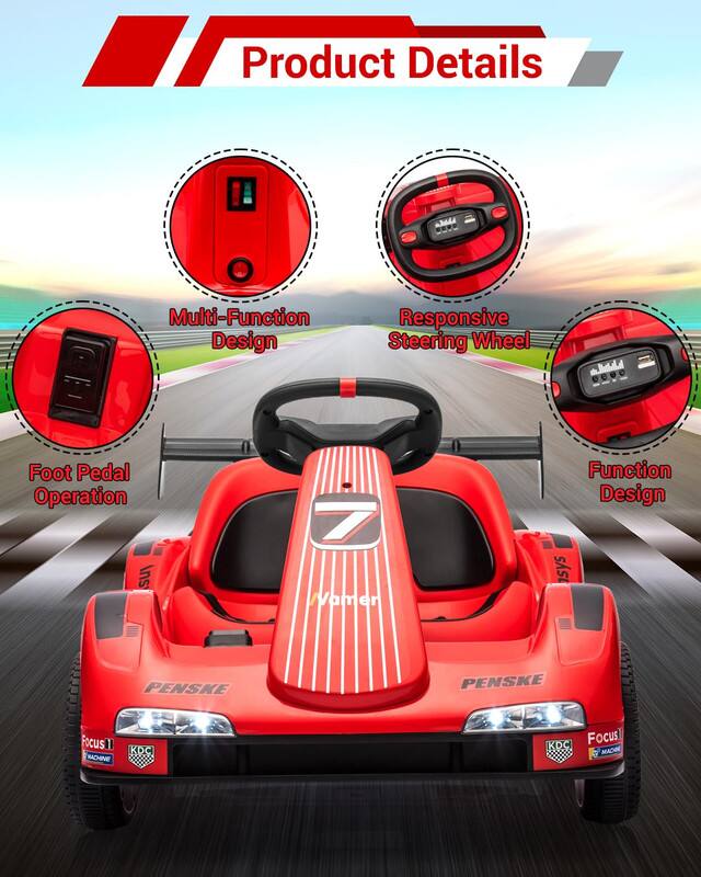 Product Details

- Multi-Function Design
- Responsive Steering Wheel
- Foot Pedal Operation
- Function Design