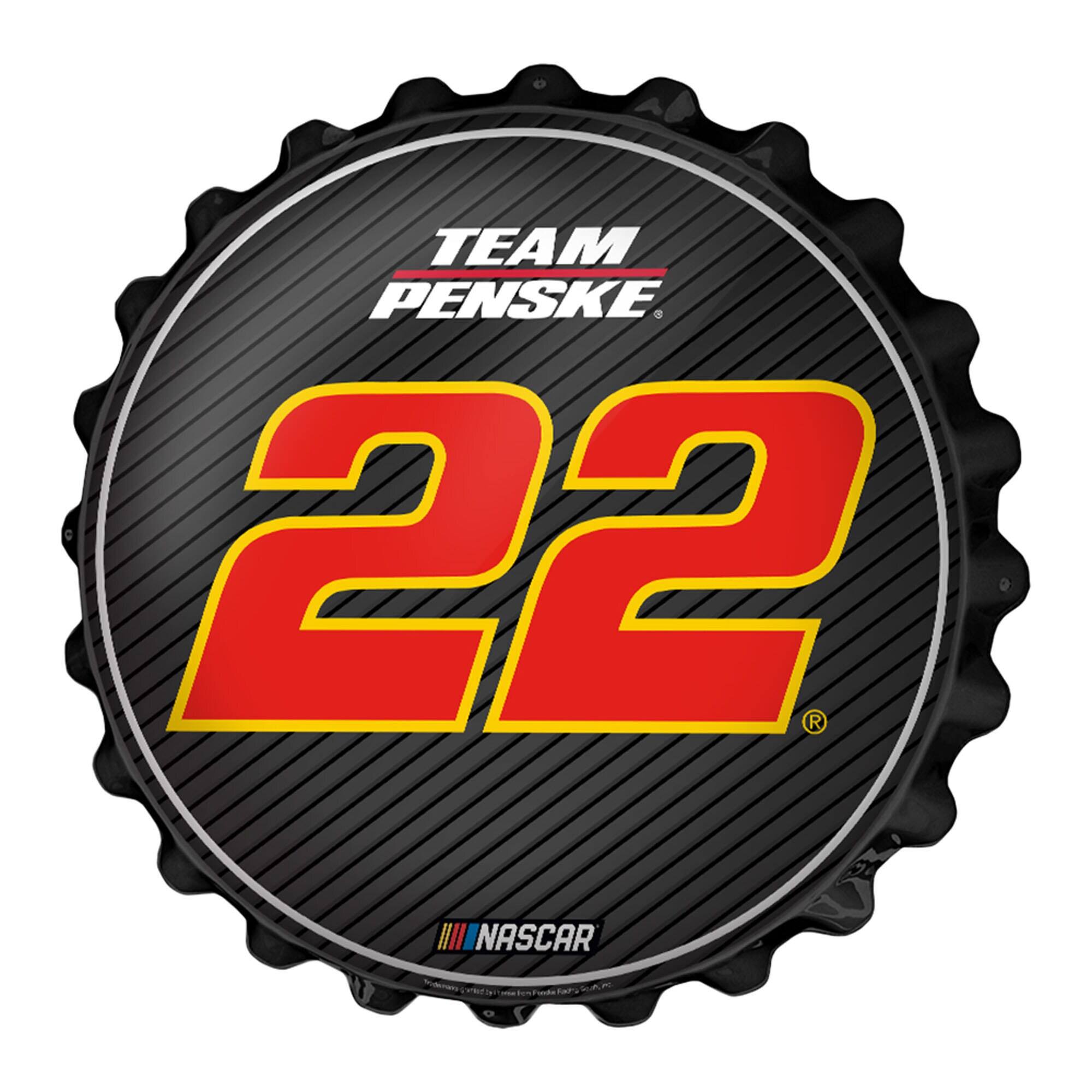 Joey Logano 18.5" Bottle Cap Wall Sign