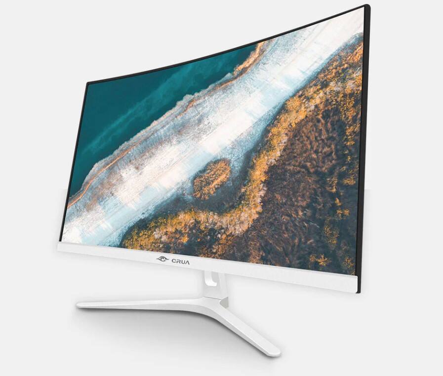 Back. CRUA - Crua 27 inch 100HZ Monitor White.