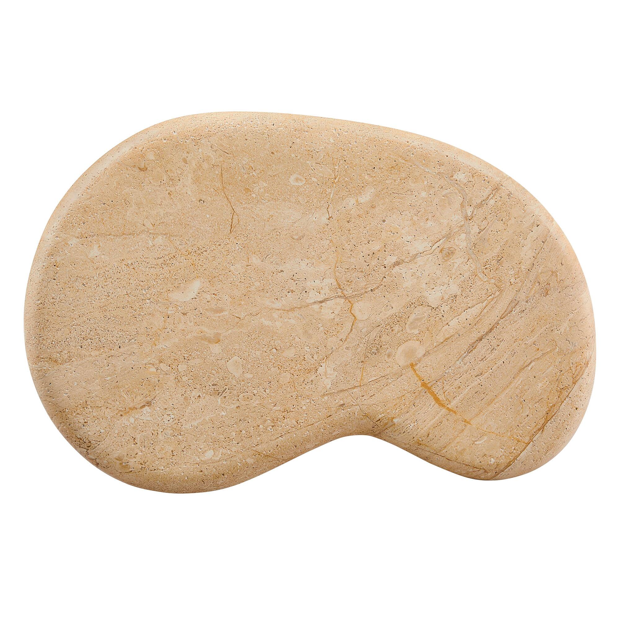 Alt View 8. Modway - Elowen Indoor - Outdoor Patio Textured Faux Travertine Side Table by Modway - Travertine.