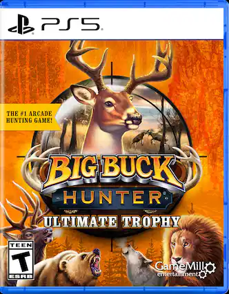 PS5 is the #1 arcade hunting game! Big Buck Hunter: Ultimate Trophy is a teen-rated game by GameMill Entertainment. - T (Teen 13+)