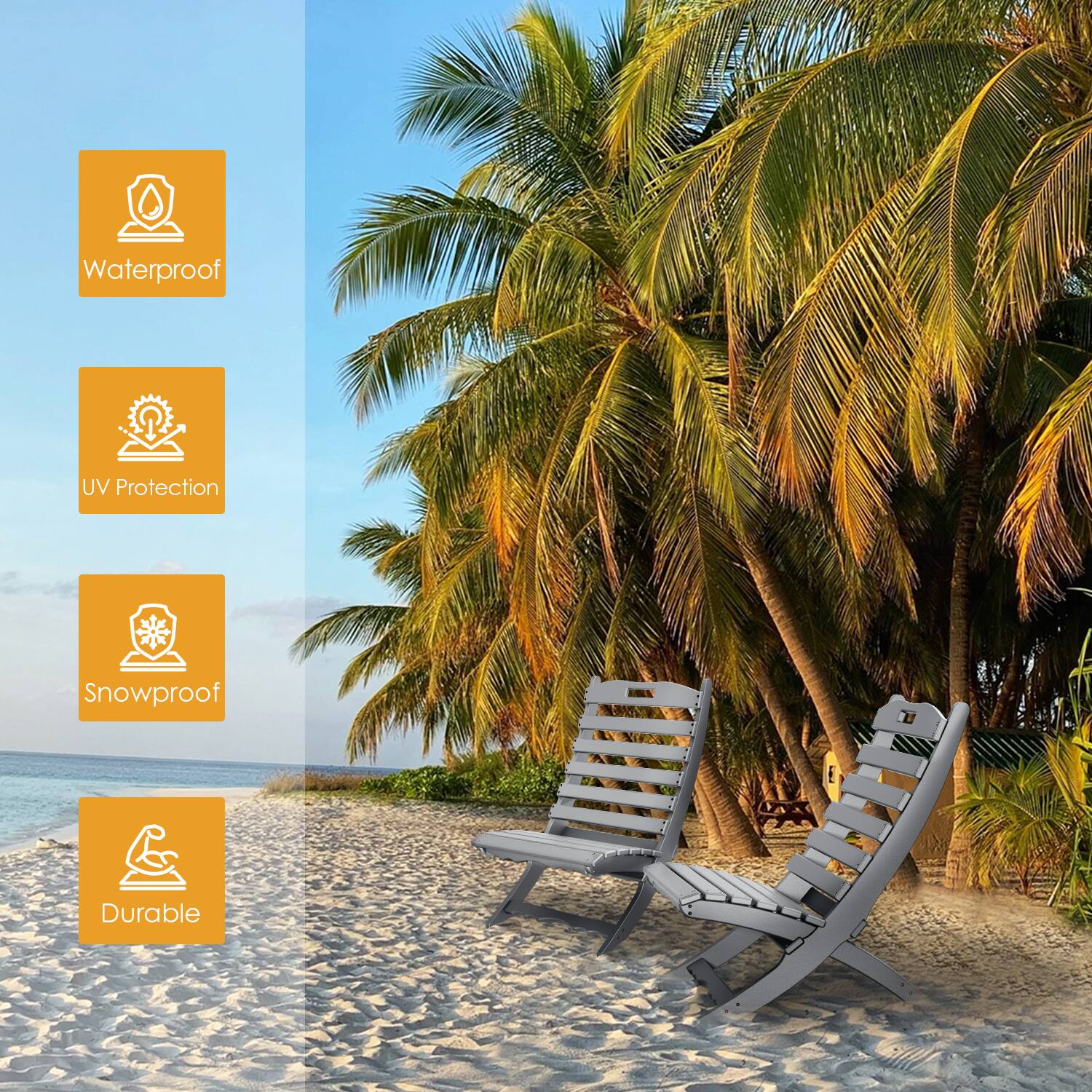 Waterproof  
UV Protection  
Snowproof  
Durable