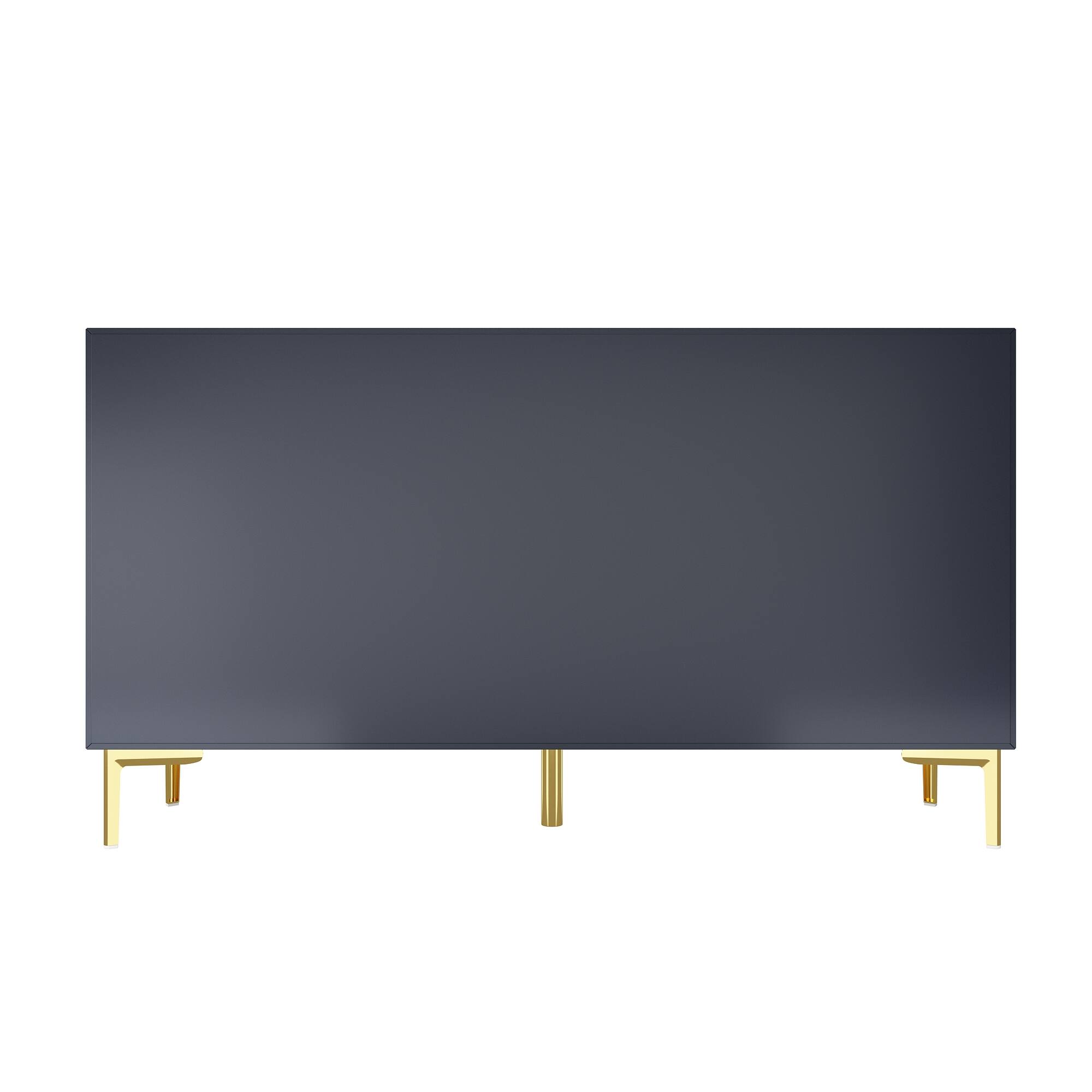 Back. FUFU & GAGA - FUFU&GAGA Multifunctional Storage 6-Drawers Dresser Chest of Drawers Home Organization Solution - Dark Blue.