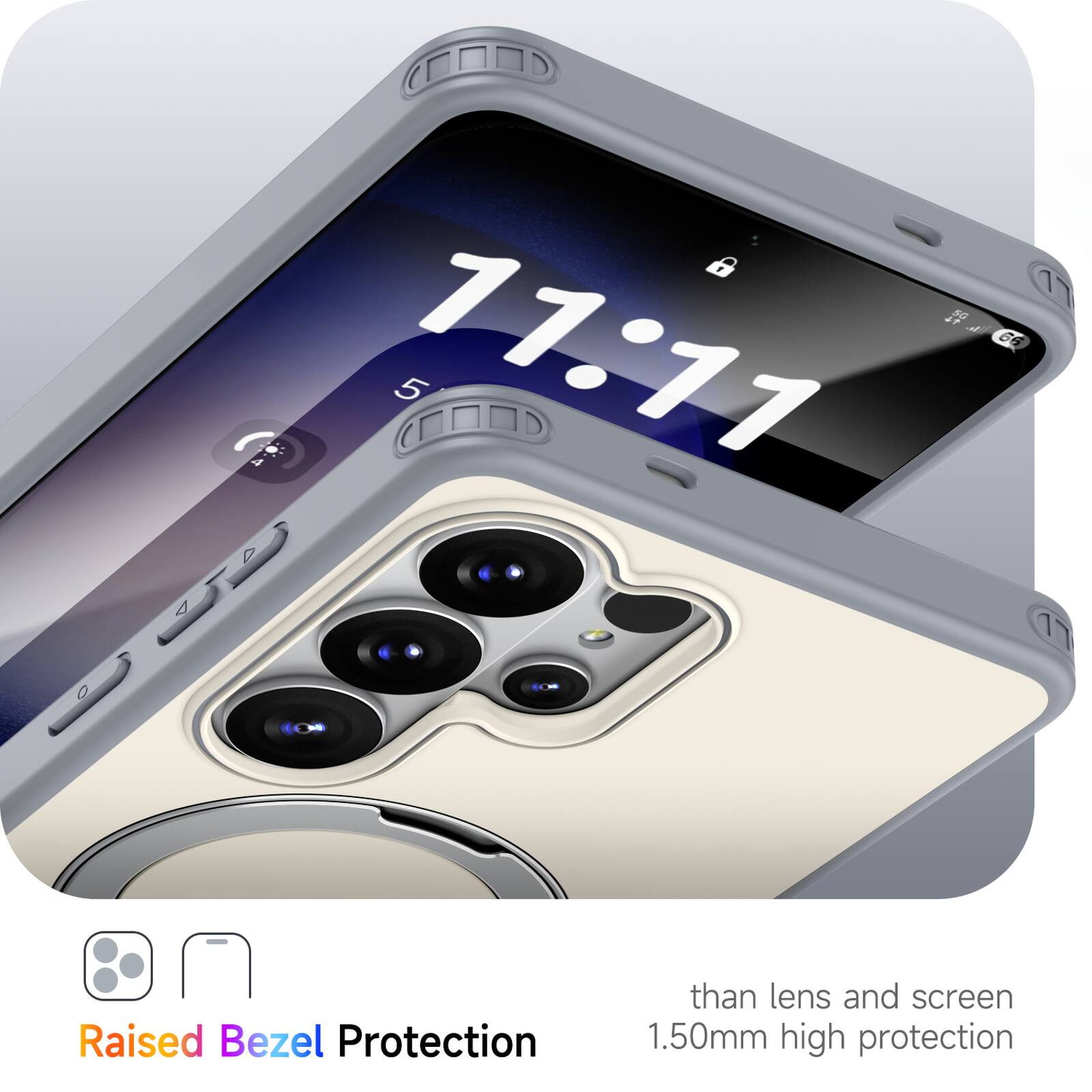 A g 6 48 5 11.17 17 C6 17 0 Raised Bezel Protection than lens and screen 1.50mm high protection