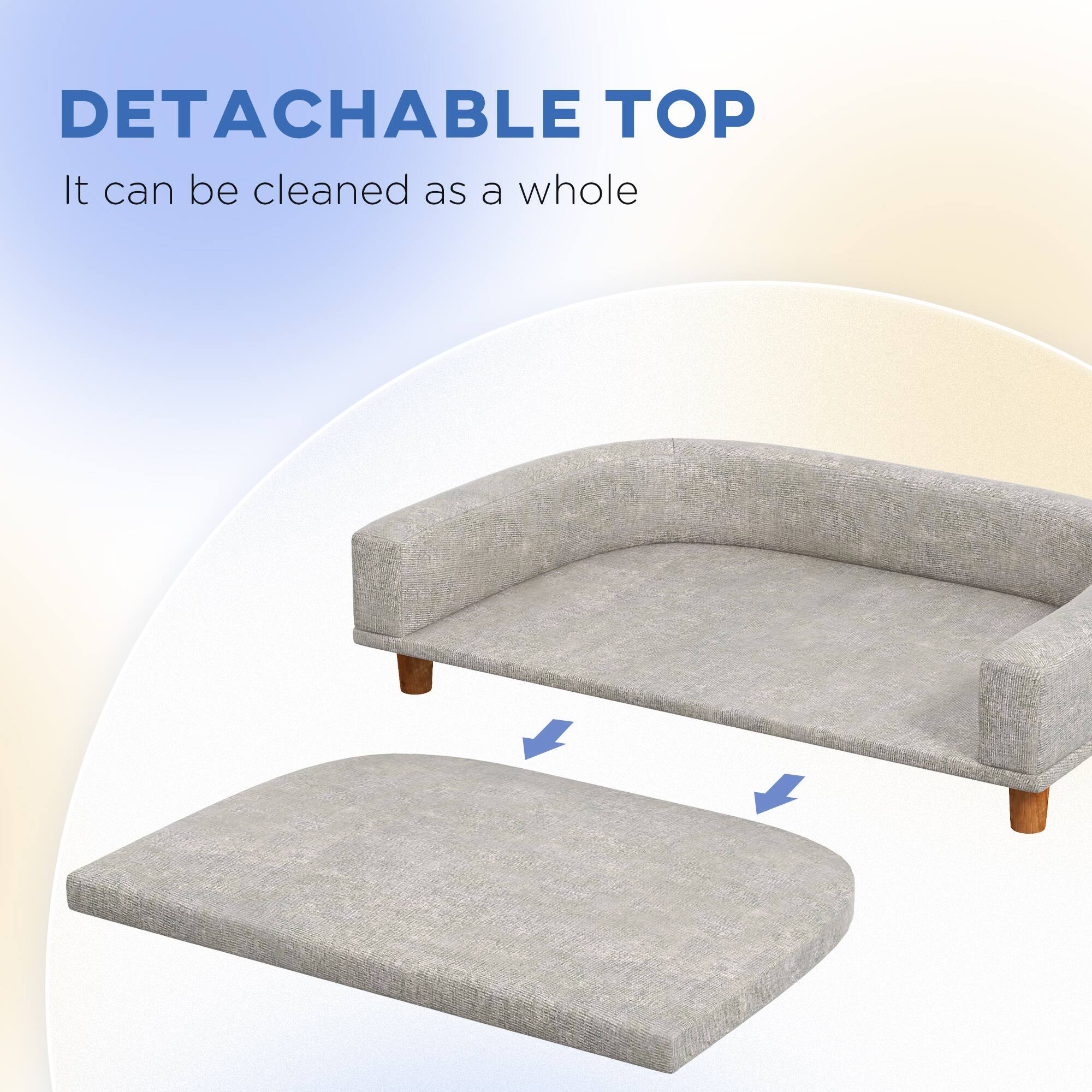 DETACHABLE TOP  
It can be cleaned as a whole