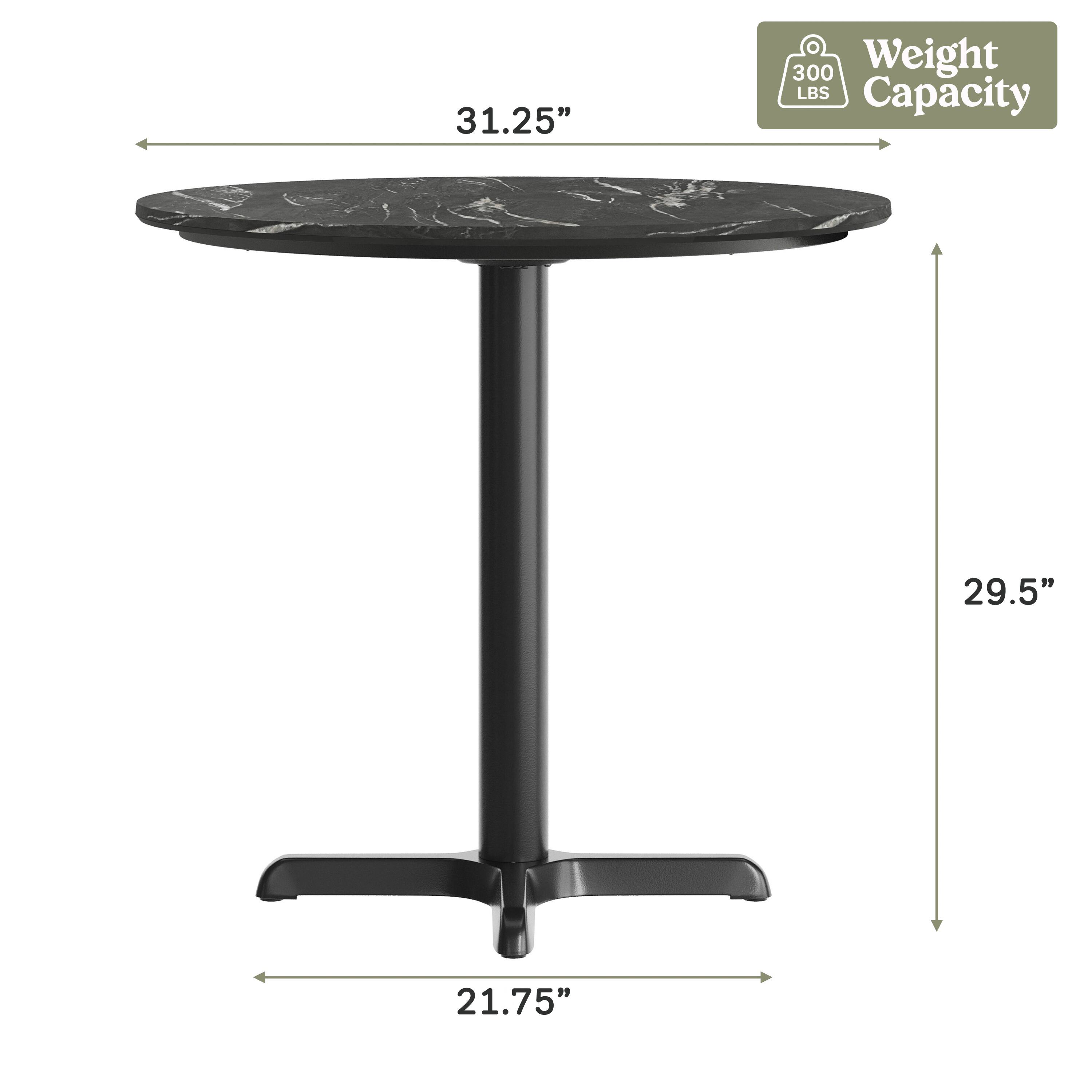 31.25" 300 Weight LBS Capacity 29.5" 21.75"