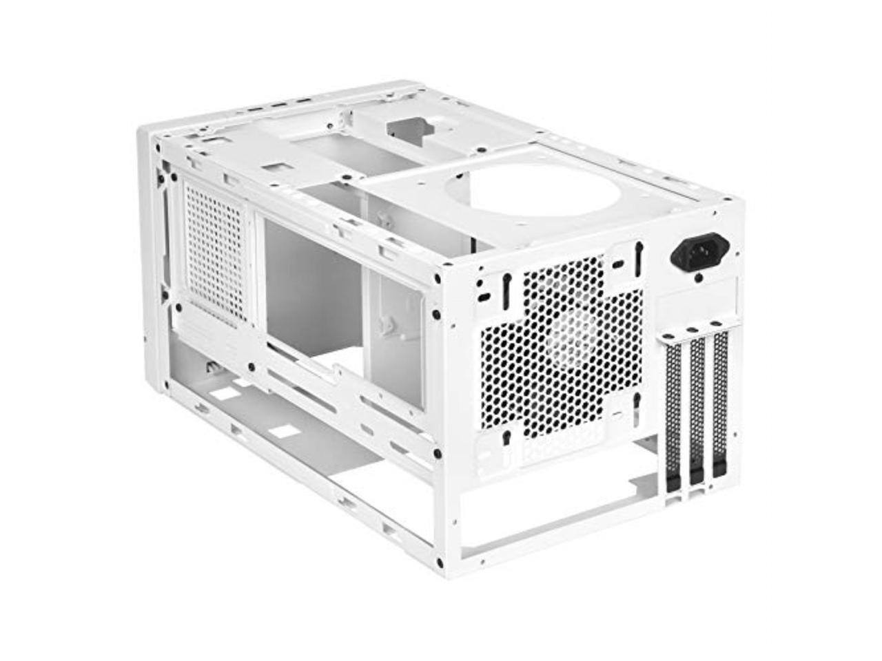 Alt View 2. SilverStone - SG14B White SFF Chassis, Plastic Front, Steel Body, 32.5" Drive Bay - White.